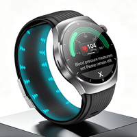Reloj Inteligente Goodix con Bomba de Aire Piezoeléctrica de Cerámica, Monitor de Presión Arterial, Pantalla AMOLED, Correa de TPU, Monitor de Actividad Física y Sueño