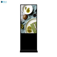 Afficheur publicitaire numérique LCD sur pied EKAA de 49 pouces pour les halls d'entreprises et les ascenseurs