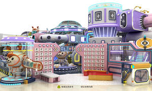 Ensemble de jeu souple à thème interstellaire 1200 <span class=keywords><strong>parc</strong></span> d'escalade en plastique pour enfants pour les écoles centres commerciaux centres de jeu aire de jeux intérieure - Product Image 6