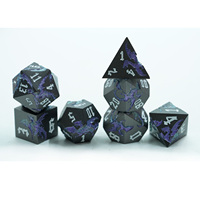 Nouveau jeu de dés RPG polyédriques Dragons 7 pièces fait à la main jeu du MDN bon prix en métal en alliage de zinc