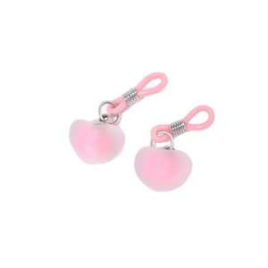 Pinces à tétons en forme de cœur en silicone rose, accessoires intimes portables pour adultes, lot de 2 pièces - Product Image 3