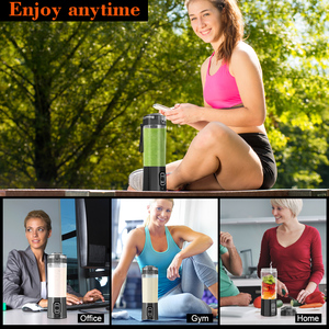 <span class=keywords><strong>Reimagine</strong></span> tu ritual diario: la licuadora inalámbrica de 700 ml es tu experiencia completa para un smoothie perfecto en cualquier momento y lugar. - Product Image 6