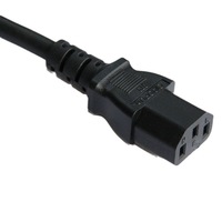 Cordon d'alimentation pour appareils électroménagers SAA Standard C7 IEC 1,2 m, prise Nema 15A, PVC 220v, connecteur en forme de 8, 3 broches, IP20, 2 prises