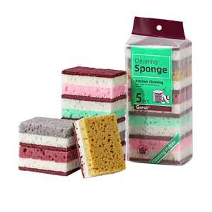 Éponge à récurer robuste à forte capacité de moussage, éponge de nettoyage à trois couches épaissie, fabrication pour éponges et tampons à récurer - Product Image 5