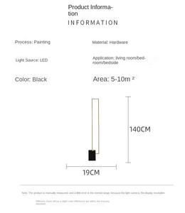 Lámpara de pie con atenuación, país americano transfronterizo, estilo Industrial Retro, sala de estar europea y americana, dormitorio, suelo - Product Image 5