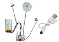 Panneau de commandes tactiles LED RVB de couleur unique DIY Table en bois Veilleuse Module de tableau de gradation moderne USB rechargeable 5V PCB