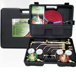 Kit de Sopletes de Soldadura Multiusos de Alta Resistencia Estándar Americano, Incluye Manómetro de Oxígeno y Manómetro de Acetileno para Soldadura y Corte - Product Image 1