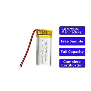 Custodia personalizzata batterie agli ioni di litio 3.7v 400mah 1000mah 2000mah batteria ai polimeri 3000mah 5000mah batteria ai polimeri di Li Lipo in magazzino - Product Image 1