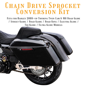 Courroie de transmission à chaîne compatible avec <span class=keywords><strong>Harley</strong></span> 2009-UP Touring Twin Cam & M8 Road Glide/Street Glide/Rode King - Product Image 2