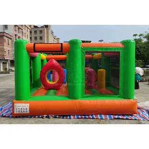 Inflatable khóa học trở ngại bouncy lâu đài