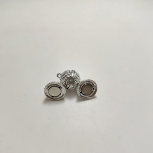 Cierre magnético redondo antiguo Kc para la fabricación de pulseras, accesorios de joyería chapados en aleación de 12 mm - Product Image 3
