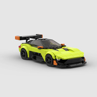 Voiture de course MOC très populaire, compatible avec les briques de marque, jouets de construction éducatifs en plastique à petites pièces pour enfants