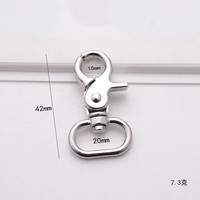 Mousqueton en métal pivotant de 20mm 25mm 38mm pour sac pour animaux de compagnie boucle réglable collier de chien matériel métal laiton antique boucle de sangle pour sacs