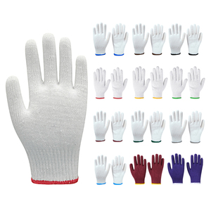 Gants de travail unisexes en tissu tricoté 100% Broderie de logo personnalisé Mitaines de sécurité robustes de <span class=keywords><strong>haute</strong></span> qualité Vêtements de travail - Product Image 1