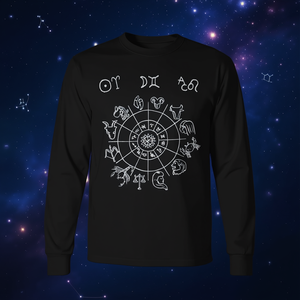 T-shirt à manches longues avec astrologie du soleil du berger, du jumeau, du lion - Product Image 3