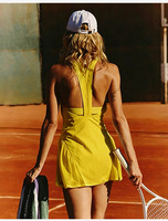 Nouvelle arrivée, robe personnalisée, maille respirante, séchage rapide, robe de sport de plein air, course à pied, fitness, tennis pour femmes