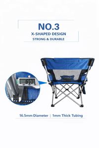 Chaise longue pliante en métal ultra-légère et portable pour une utilisation en extérieur, jardin, camping, pêche, repos à la maison et plage - Product Image 4