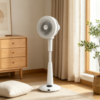 Kipas Angin Sirkulasi Udara Vertikal untuk Rumah, 3D Air Swing, Fungsi Timer, Tenang, Ventilasi Listrik, Pendingin