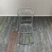 Großhandel Wetterfeste Stapelbare Transparente PC-Kunststoff Hotel- und Hochzeitsstühle für Outdoor-Garten-Events, Säle und Esszimmer