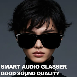 Gafas Inteligentes E13 con IA, Auriculares Bluetooth, Grabación, Conducción Ósea AR, Auriculares TWS, Gafas de Sol con Cámara Meta <span class=keywords><strong>RayBan</strong></span>, Traductor IA - Product Image 6