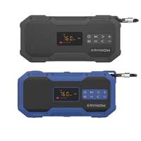 Kaiyinow Nouvelle Technologie DAB Mise à Niveau Radio Musique MP3 HD Son Portable Manivelle Rechargeable Radio Haut-Parleur avec Lampe de Poche