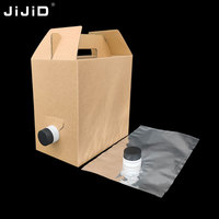 Pour sac BIB (Bag in Box) aseptique avec valve de 1 pouce, tailles personnalisées, étanchéité anti-poussière renforcée pour l'emballage alimentaire, des boissons, du café, du vin et du jus