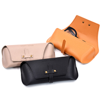 Bestpackaging personnaliser en cuir lunettes de soleil sac lunettes étui souple voyage luxe eyeglassesoft étui avec logo personnalisé D8-R45