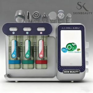 Многофункциональный аппарат для ухода за кожей 8 в 1: кислородная терапия, супер-пузырьковый пилинг CO2, дермабразия, аквапилинг, микродермабразия - Product Image 4