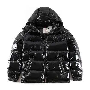 2024 Winter Padded Puffer Down Coat Cotton Men'S Hooded 5Xl Plus Size Oversized Streetwear Jackets For Men Clothing