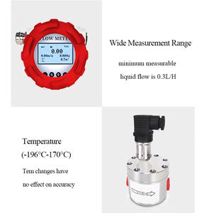 2インチLCDディスプレイ燃料ディーゼル高粘度ステンレス鋼マイクロギア流量計 - Product Image 5