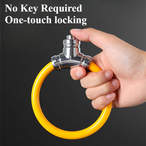 Antivol de sécurité portable pour vélo, chaîne de vélo ronde, antivol étanche et anti-cisaillement pour vélo et trottinette - Product Image 3