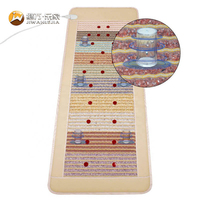 Jiwan Lejia – Matelas chauffant personnalisé en pierres multicolores arc-en-ciel (10 couleurs) pour centres de bien-être holistique – Vente en gros