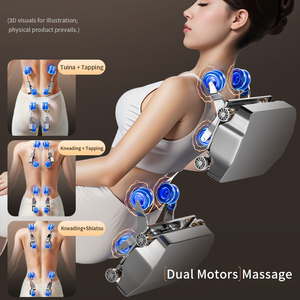 Sillón de Masaje Eléctrico de Cuerpo Completo L36S de Doble Núcleo con Gravedad Cero, Riel SL, Reclinable Inteligente con IA, Calefacción, Shiatsu, Bolsas de Aire, Portátil - Product Image 4