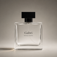 Flacon vaporisateur de parfum vide 50 ml, marque privée OEM, flacon de parfum de luxe et emballage boîte, flacon de parfum personnalisé 100 ml
