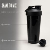 Shaker à protéines coloré sans BPA de 700 ml avec logo personnalisé pour la gym et l'extérieur, mélangeur d'eau à boire directement pour la rentrée scolaire