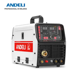 ANDELI MCT-520DPLPRO LED, mesin las aluminium multifungsi MCT 2023 V/110V 7 in 1 Pilot Arc cut Max 25mm 220