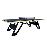Tennis de table extérieur personnalisé SZX Premier 25mm table de tennis de table intérieure avancée avec jambe de fer