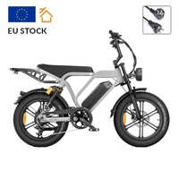 Vélo électrique V20 V8 avec pneus larges 20*4.0, 500W 48V15Ah, vitesse 25-40km/h, entrepôt UE