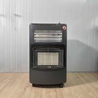 Chauffage mobile au gaz butane, propane et gaz naturel 4,2 kW, chauffage rapide, revêtement en fer, chauffage infrarouge par pulvérisation, certifié CE, chauffage au gaz GPL et électrique