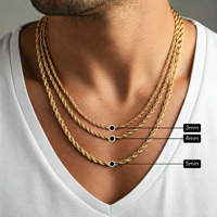 Collier en argent sterling S925 pour homme et femme, chaîne torsadée en forme de corde, 2 mm/3 mm/4 mm/5 mm, bijoux tendance, cadeau pour elle et pour lui
