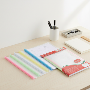 Strip Folder with Stick A4 Report File <b>Document</b> <b>Holder</b> Slide Bar File for Office School Presentation Use - Product Image 1