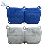 Pont flottant modulaire double en HDPE antidérapant à haute flottabilité pour ponton, quai flottant, passerelle, marina