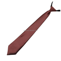 Cravate unie rouge vin pour hommes et femmes, accessoires de mode pour uniformes professionnels, lycée, étudiants, serveurs et personnel