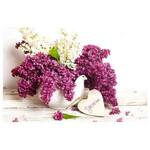 Ever Moment Nuevo Kit <span class=keywords><strong>de</strong></span> Bordado <span class=keywords><strong>de</strong></span> Diamantes 5D DIY, Patrón Lavanda Púrpura, con Pedrería Brillante, <span class=keywords><strong>Punto</strong></span> <span class=keywords><strong>de</strong></span> <span class=keywords><strong>Cruz</strong></span> Completo ASF342 - Product Image 1