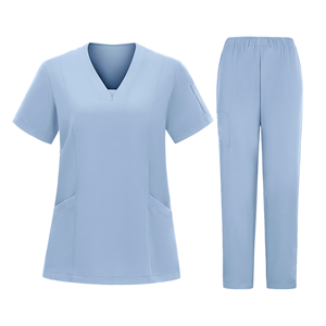 High Quality Custom Men Women <b>Scrub</b> Sets Comfortable Hospital Nursing <b>Scrub</b> Uniforms Medical Dental Clinic Workwear <b>Clothes</b> - Product Image 1