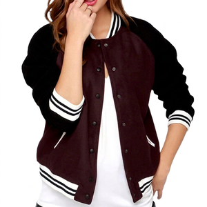 Trendy <b>Utility</b> <b>Women's</b> Bomber <b>Jacket</b> with Letter Embroidery Comfortable Fit Breathable Eco-Friendly Windproof Design - Product Image 1