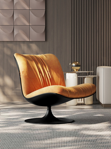 Fauteuil de loisirs individuel Baxter italien de style Marilyn, pivotant, pour salon et balcon - Product Image 3