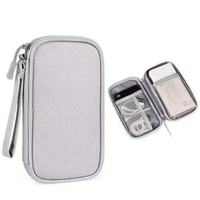 Pochette organisateur de câbles de voyage, étui de transport pour accessoires électroniques, portable, étanche, double couche, sac de rangement tout-en-un