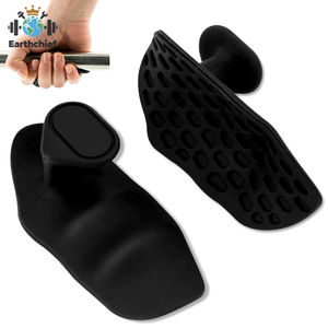 Poignées antidérapantes pour la musculation, les tractions, l'entraînement en salle de sport, unisexes, ergonomiques, en caoutchouc, protecteurs de mains, renforçateurs, gants de poignée - Product Image 1