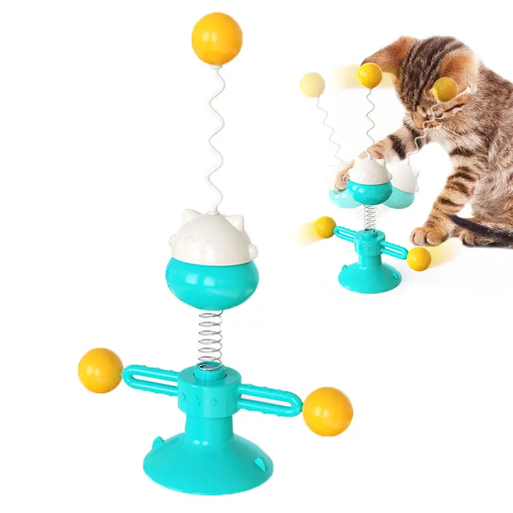 2023 New Turntable Ball Smart Cat Toys Interactive Ball Smart Cat Toys Automatic Rolling Ball Electric Cat Toy